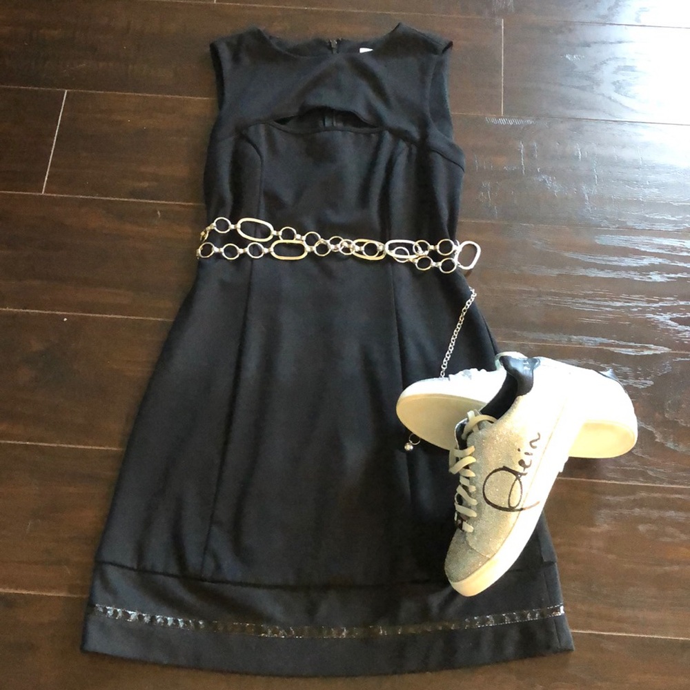 Gently worn Suzy Shier black dress